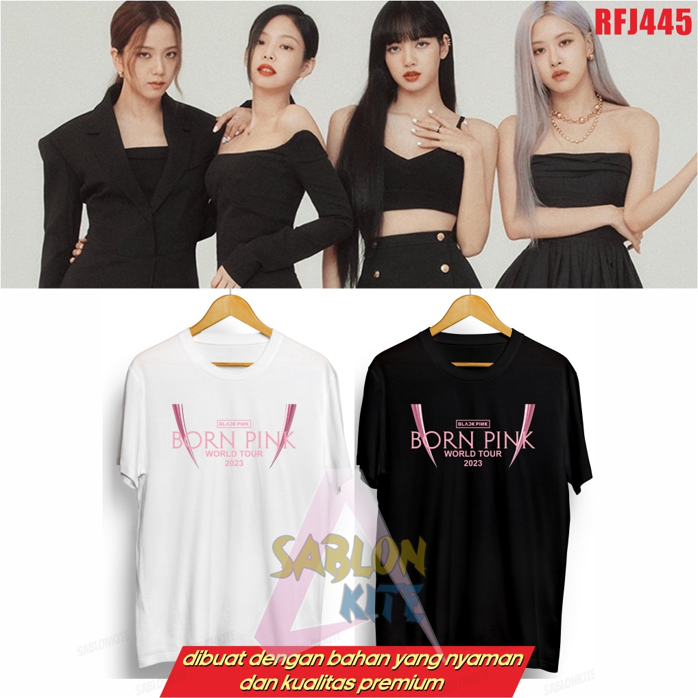 GRATIS FOTOCARD!!! KAOS BORN PINK WORLD TOUR 2023 RFJ445