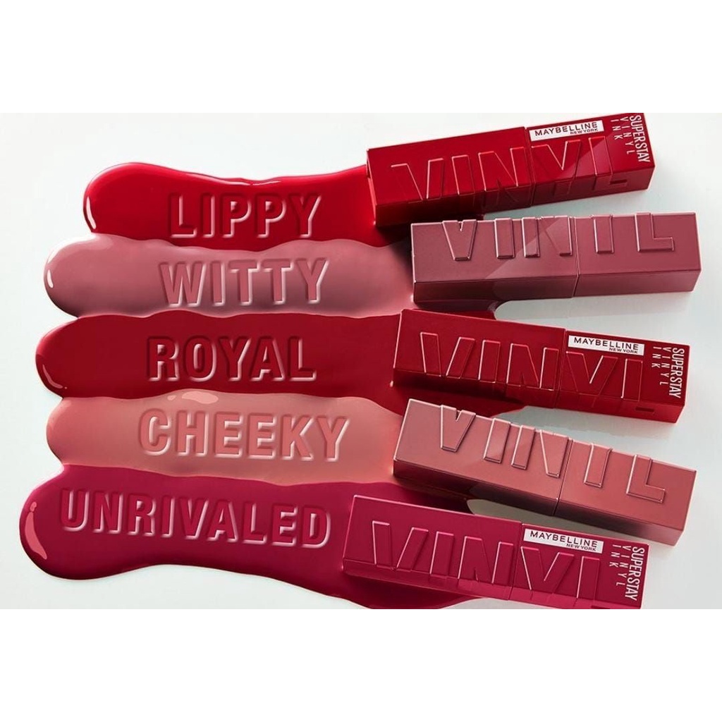Maybelline Superstay Vinyl Ink Lip Tint - Liquid Lipstik Lipcream Lipstik Stay Liptint Original