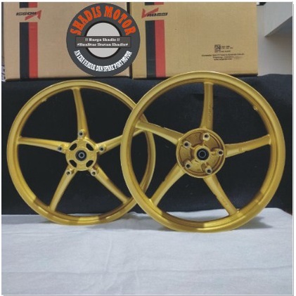 Velg Bintang Rossy Model RCB Tipe Sanca Motor Jupiter Mx 135 NEW Gold