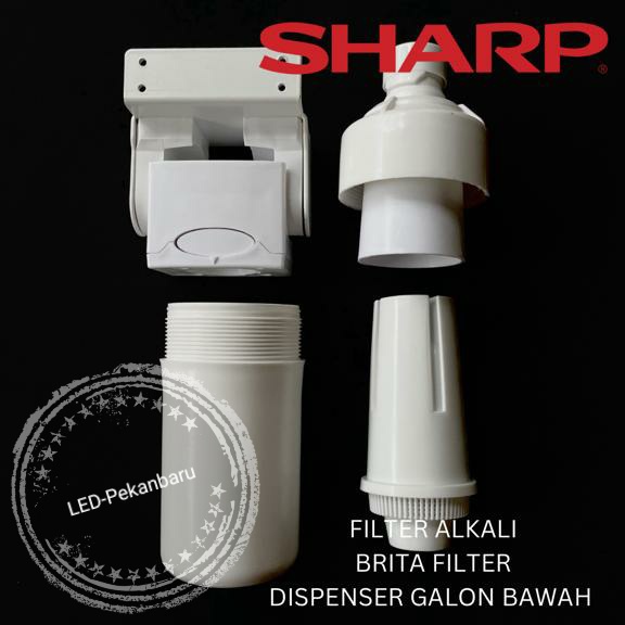 FULL SET BRITA FILTER ALKALI DISPENSER SHARP AIR GALON BAWAH SWD-78EHL