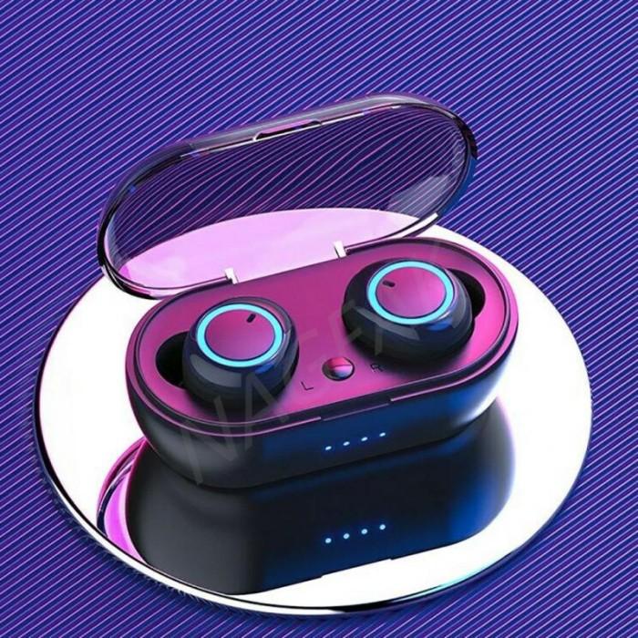 Tws Y50 Headset Bluetooth 5.0 Earphone Sport Stereo Bass Wireless Hifi