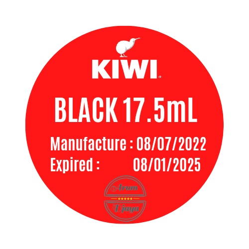 Kiwi Semir Sepatu Hitam - Kiwi Paste SP Shoe Polish Black 17.5mL FREE Sikat Semir