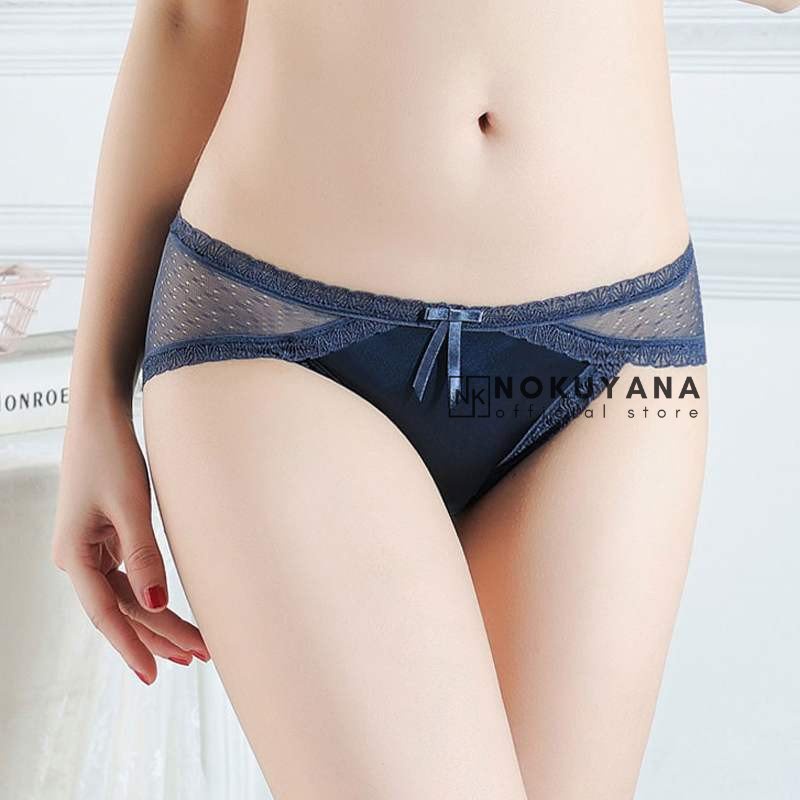Celana Dalam Wanita - CD Seksi Anggun Ultra Tipis Satin Halus Kualitas Bagus- NK