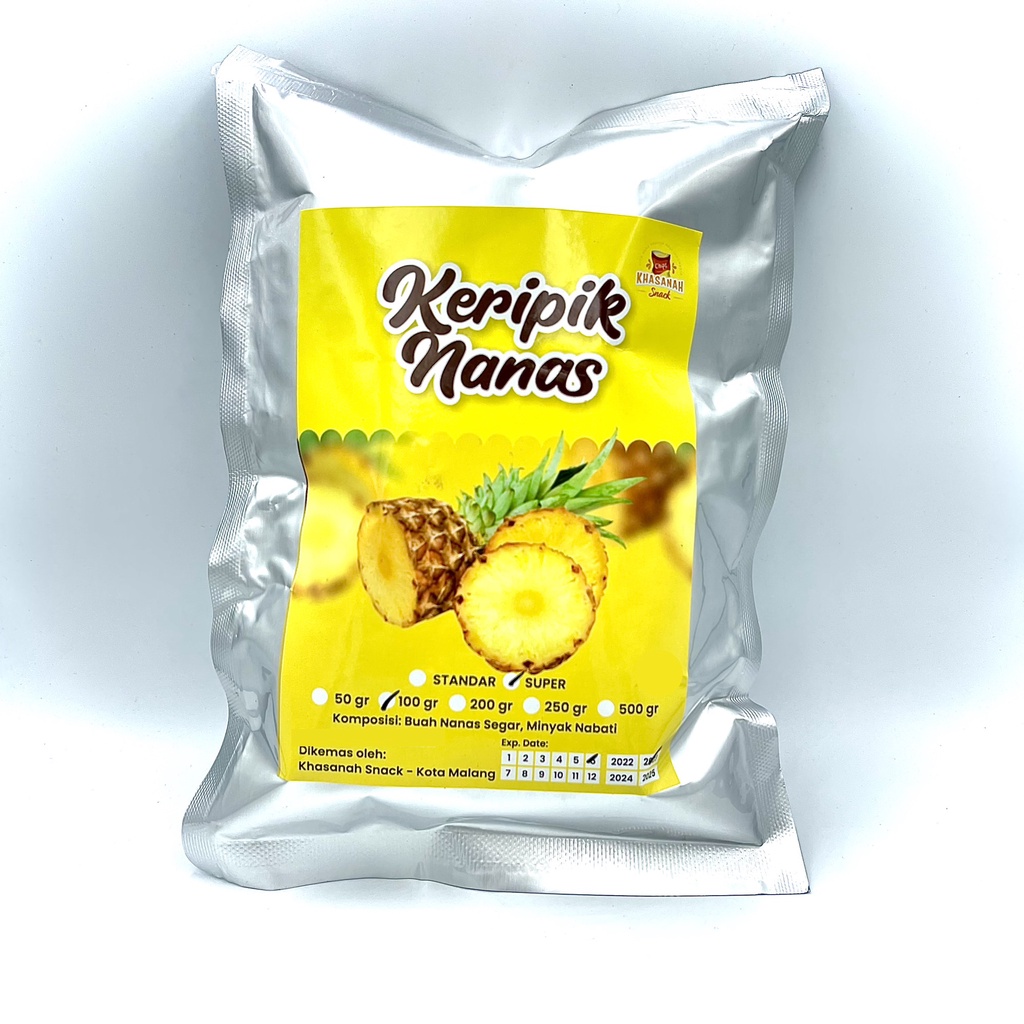 

Khasanah - Keripik Buah Apel Nangka Salak Nanas Mangga Rambutan Kripik Oleh-Oleh Khas Malang