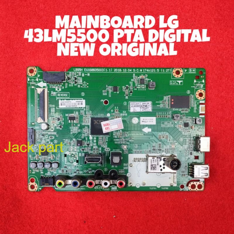 MB MAINBOARD MOTHERBOARD TV LED LG 43LM5500 43LM5500PTA