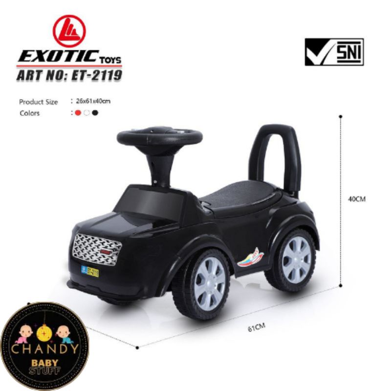 MAINAN ANAK MOBIL MOBILAN BISA DINAIKI RIDE ON ET-2119 EXOTIC
