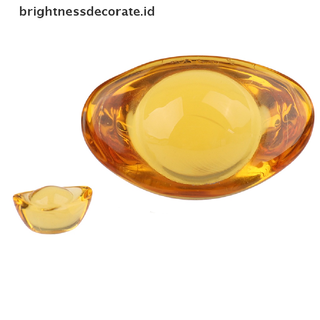 [Birth] 5pcs Yuanbao Feng Shui Yuan Bao Ingot Lucky Home Berkah Dekorasi Ornamen [ID]
