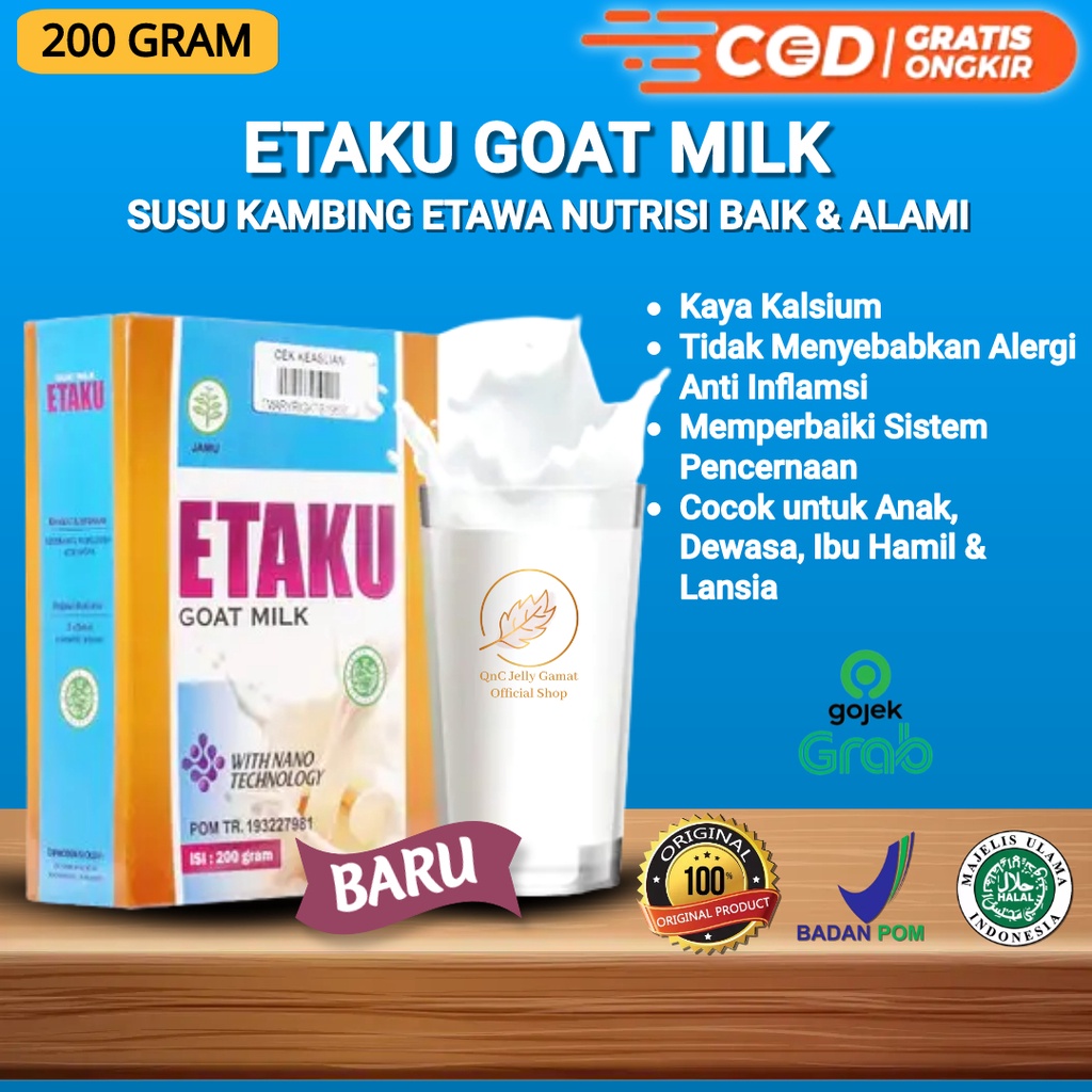 

Susu Asam Lambung Original Susu Kambing Etawa Etaku Goat Milk Original Tanpa Bahan Pengawet