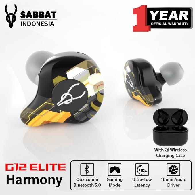AKN88 - SABBAT G12 ELITE GAMES SERIES - Low-Latency Bluetooth 5.0 TWS Earphone