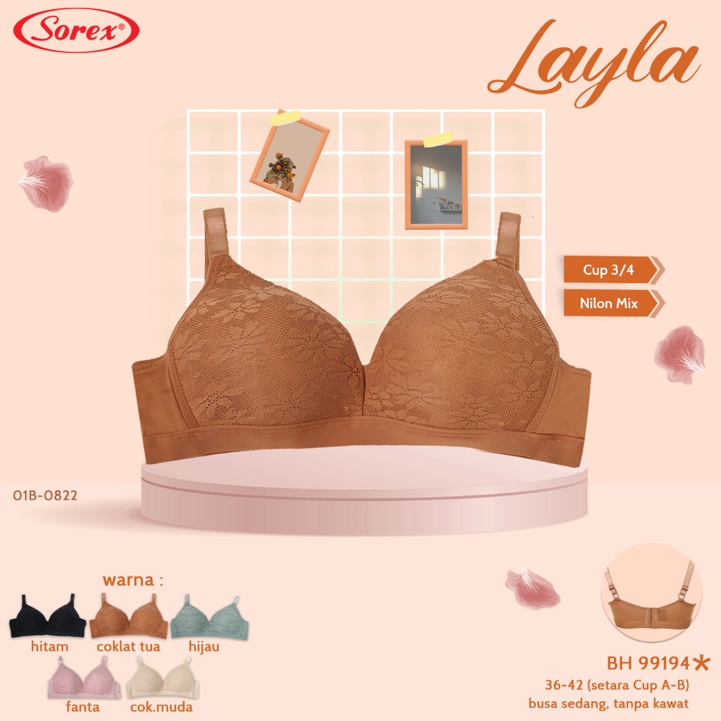 Bra BH tanpa kawat 99194 Sorex