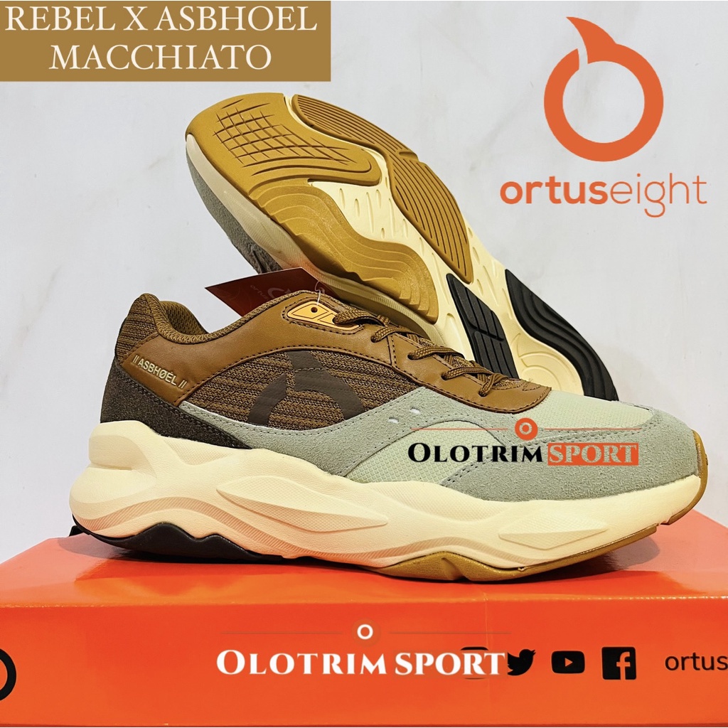Sepatu Running Lari Fashion Ortus OrtusEight REBEL X ASBHOEL Original