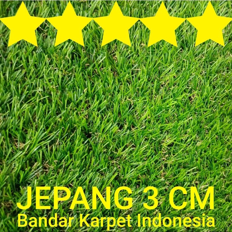 RUMPUT SINTETIS JEPANG PREMIUM TEBAL 30 MM TERMURAH(harga pabrik)