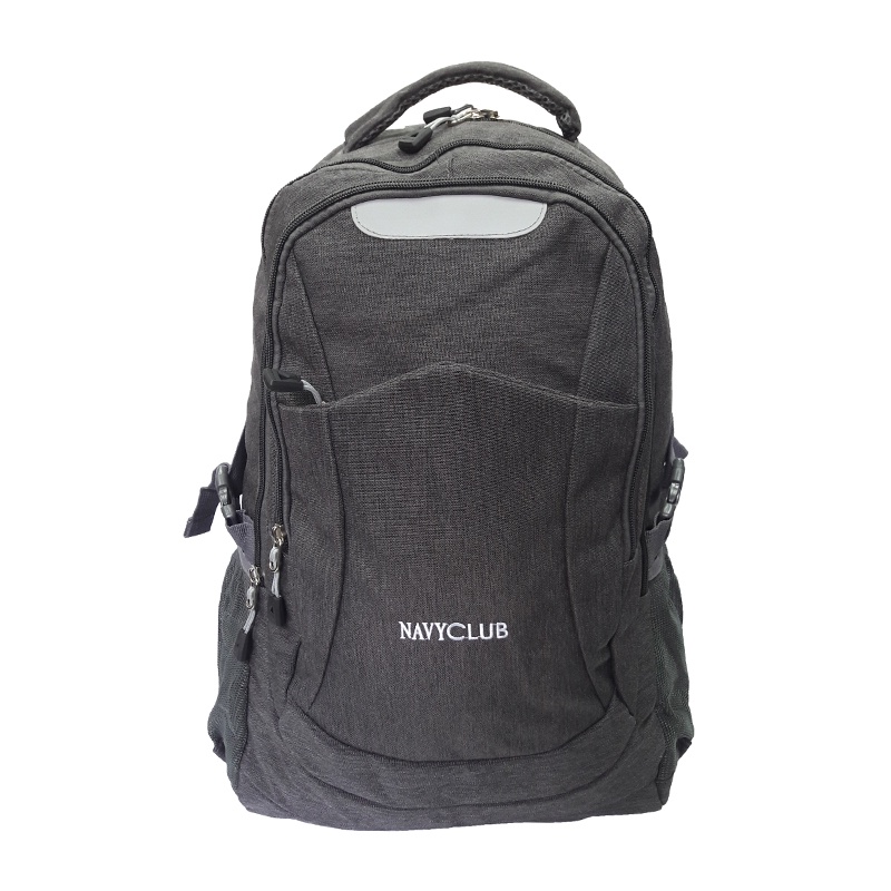 Tas Ransel Travel-Sekolah-Laptop - Navy Club 5952 Grey