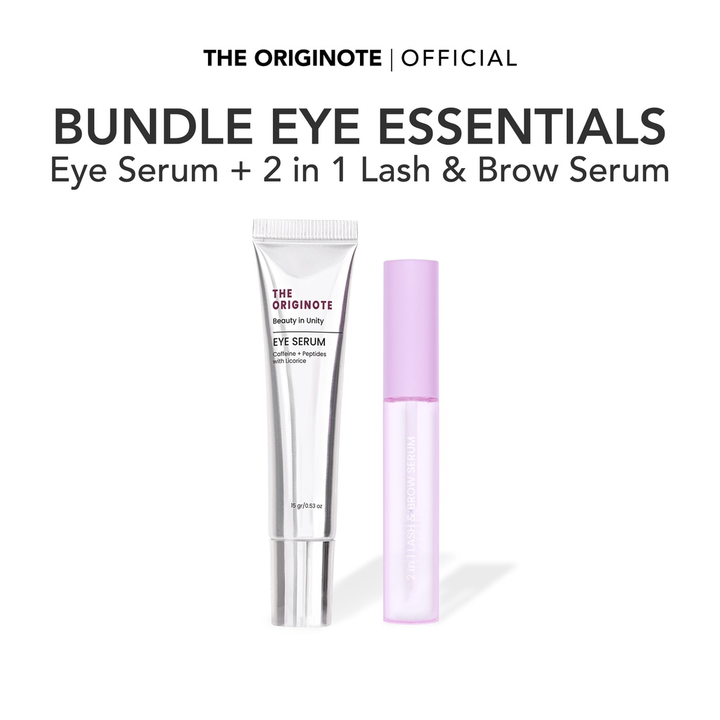 BUNDLE EYE ESSENTIALS The Originote Eye Serum dan 2in1 Lash Brow Serum