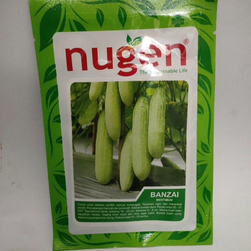 Benih Timun/Mentimun BANZAI (20 Gram) NUGEN