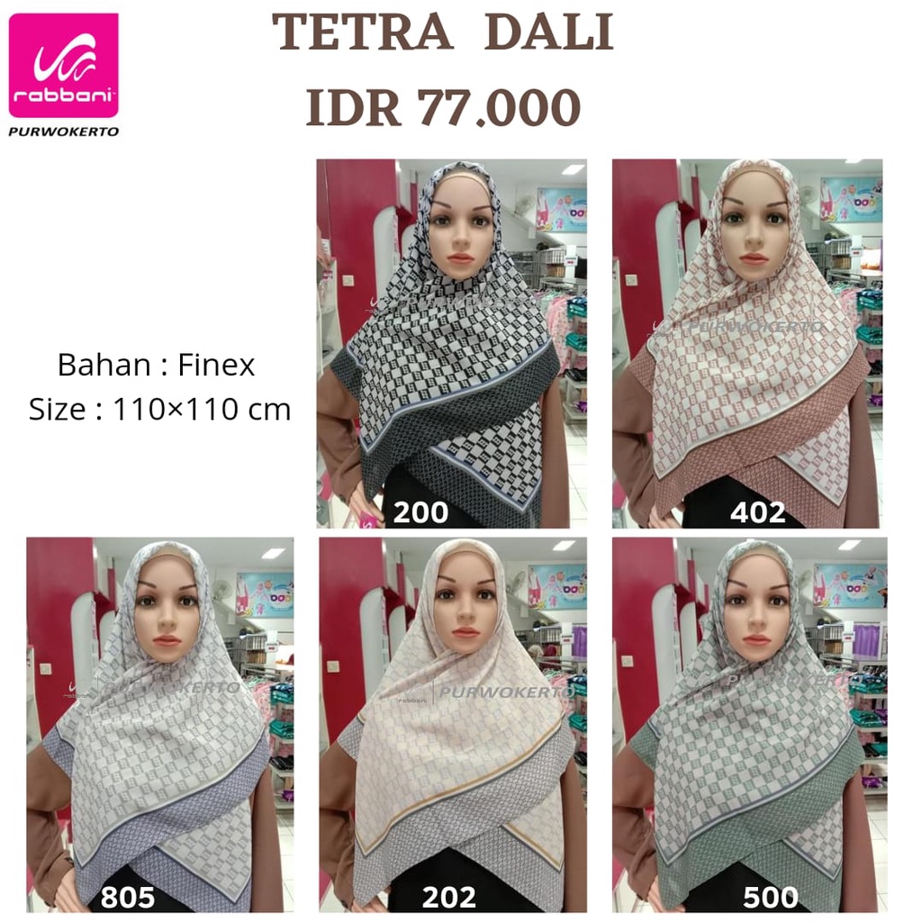 SEGIEMPAT RABBANI MOTIF TERBARU - TETRA RABBANI MOTIF