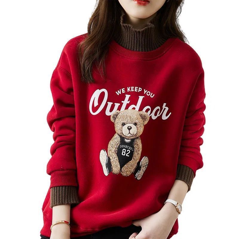 Sweater wanita turtleneck premium