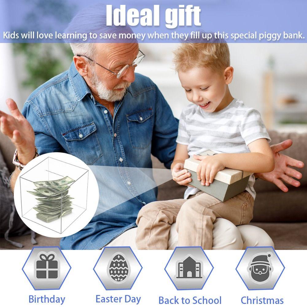 Celengan Populer Home Decor Kotak Uang Cash Dan Koin Money Bank