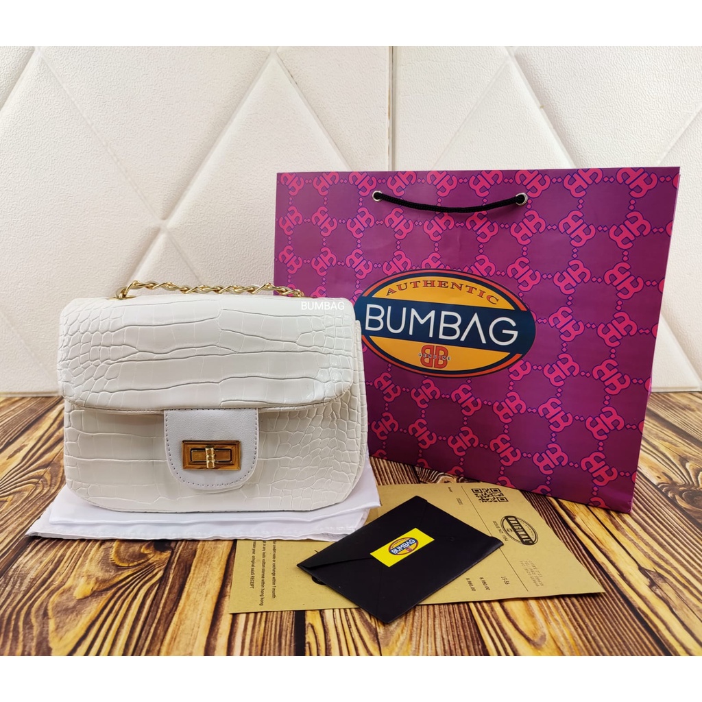 BUMBAG TAS BABY CROCO Wanita Import Shoulder Bag Croco Terbaru Tas Kantor Kerja Handbag Jinjing - TAS CROCO SELEMPANG WANITA CEWEK HANDBAG BAG IMPORT KONDANGAN FASHION - Tas Selempang Import ZR ORI Croco Top Handle Bag Import VIBELLESHOPBAGS 191595