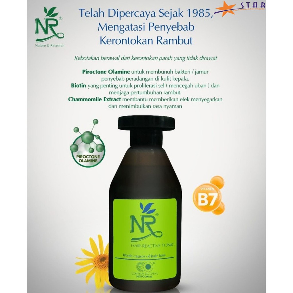 NR Hair Tonic / Reactive Tonic 200ML | PENYUBUR RAMBUT