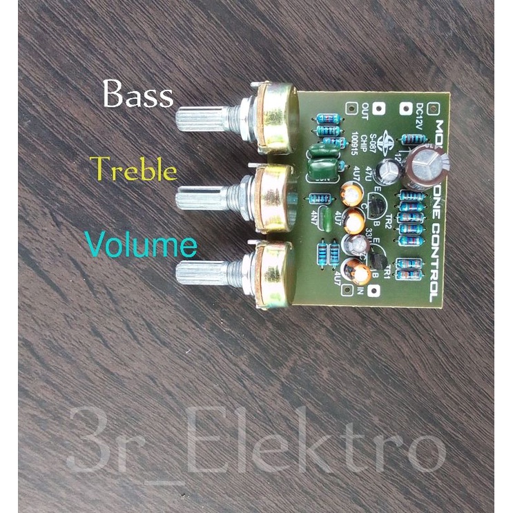 tone control mono DC 12 volt