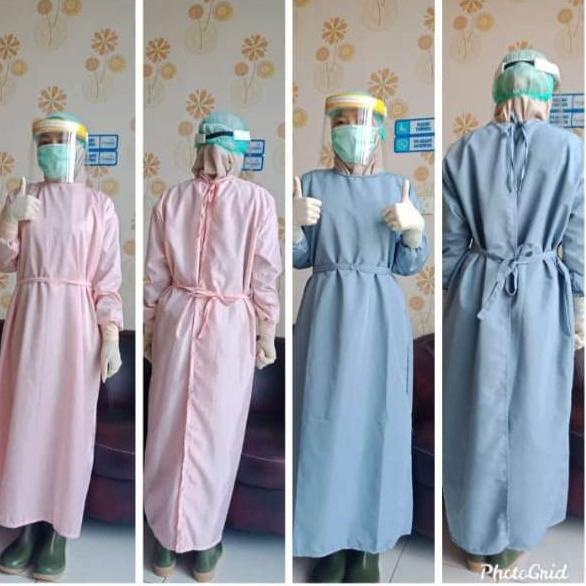 UGA.26Ja23ᶠ ‑ Baju operasi ok / surgical gown bahan impor parasut kualitas premium bisa dicuci water