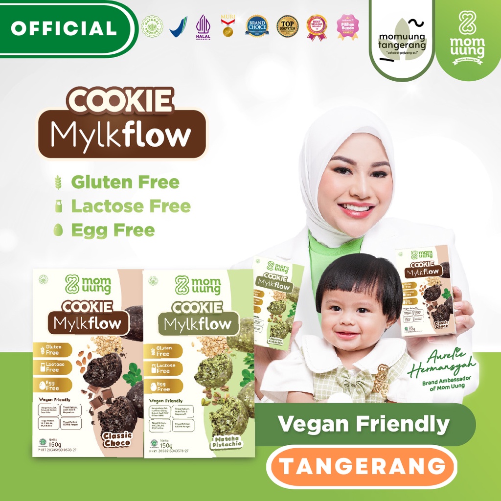 COOKIE MYLKFLOW COKLAT ALMOND MATCHA PISTACHIO