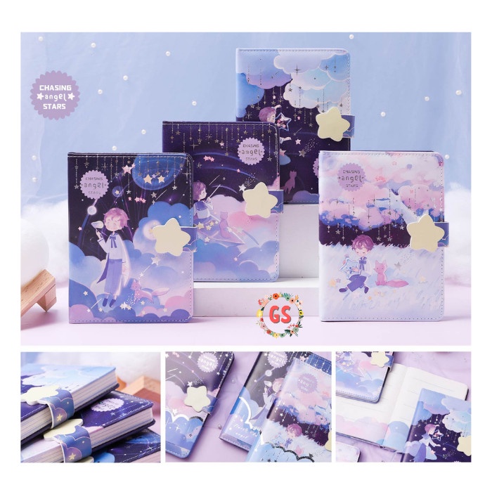 

MAGNETIC NOTEBOOK DIARY CHASING ANGEL / JURNAL AGENDA BUKU TULIS IMPOR