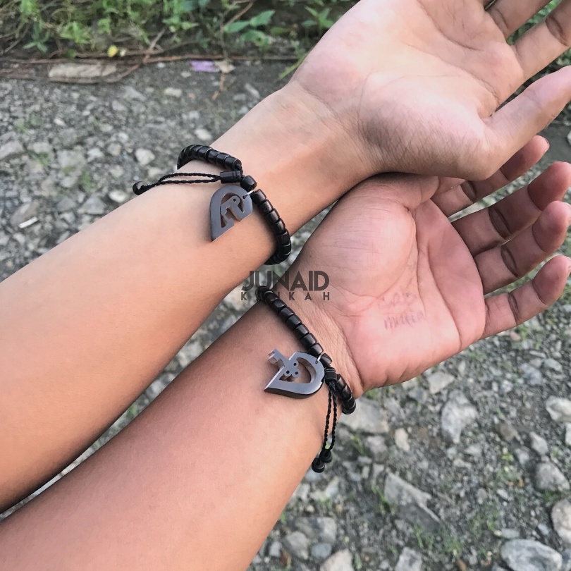 Gelang Kaokah Couple Polos Love Gembok Belah Tanpa Ukir Nama Kopel Kaoka Kokka Koka Kaukah Kaukah kokkah kokah Fukaha