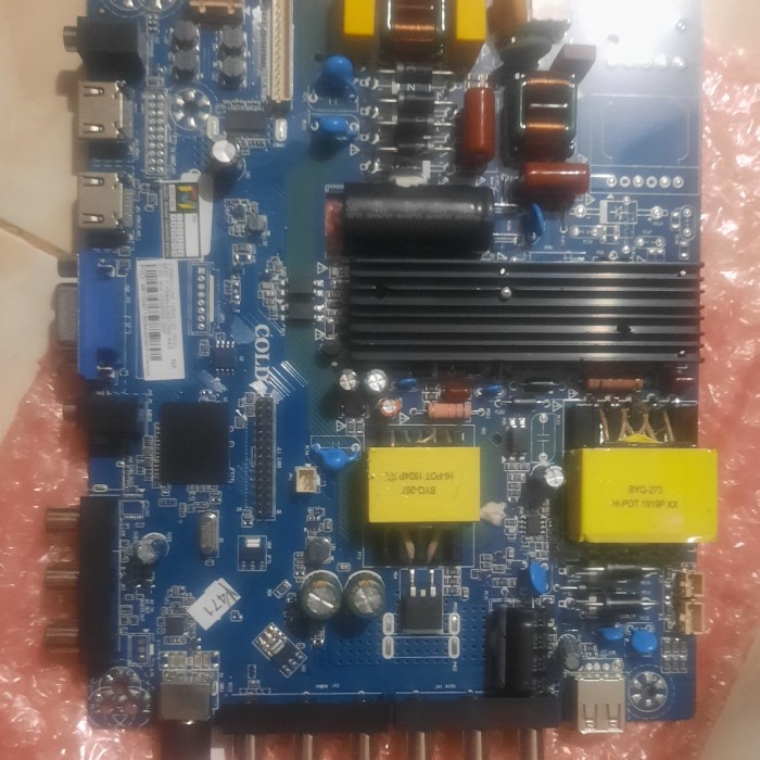 Mb - Mainboard - Motherboard ' Mesin Tv polytron PLD43D150 - 43D150
