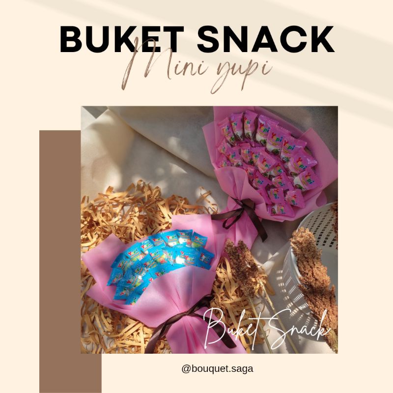 MINI BOUQUET / MINI BUKET SNACK / BUKET YUPI / BUKET PERMEN (B24)