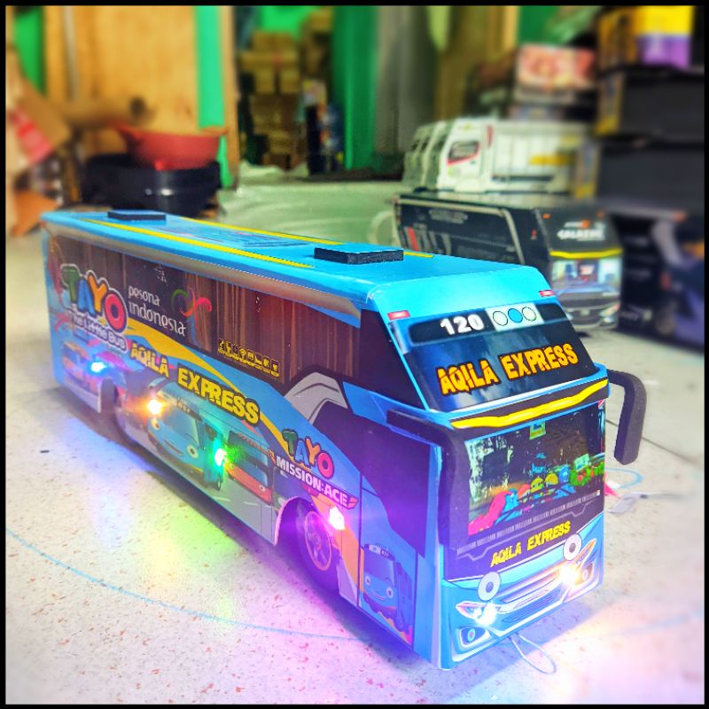 Mainan Bus Remote Control Custom Telolet Basuri