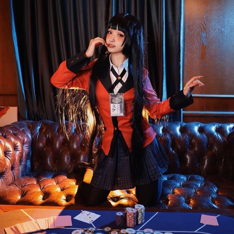 ready stock kakegurui cosplay costume size M