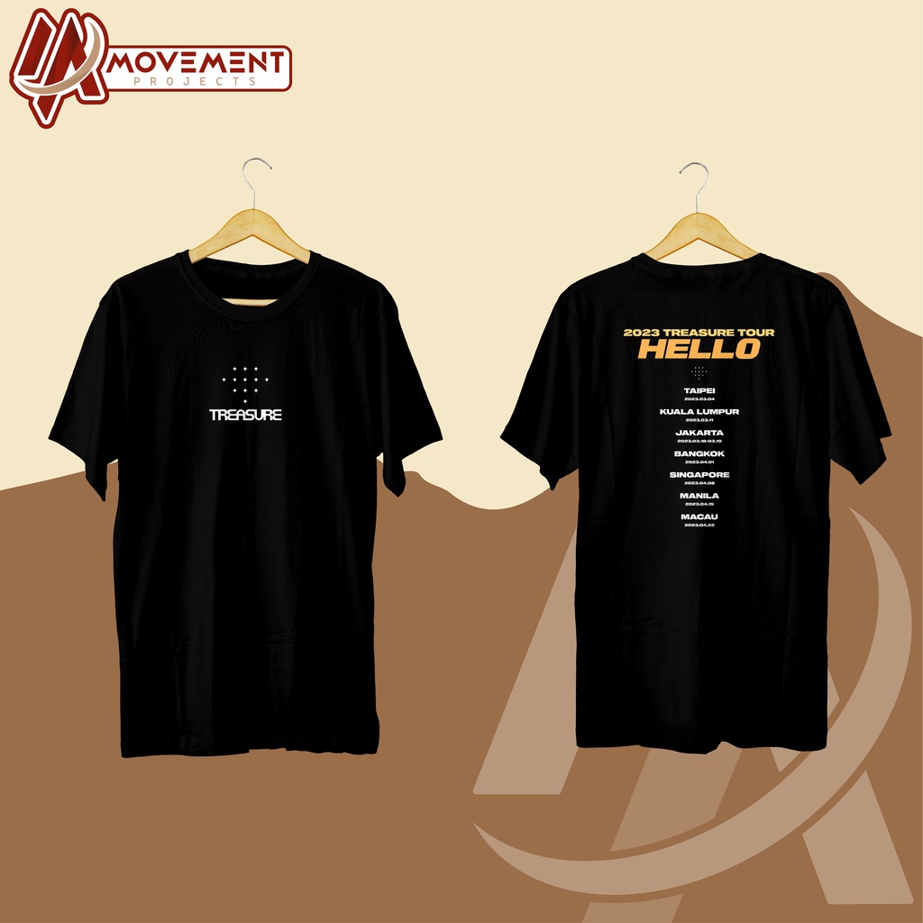 [PREMIUM] KAOS &quot;HELLO&quot; TREASURE ASIA TOUR