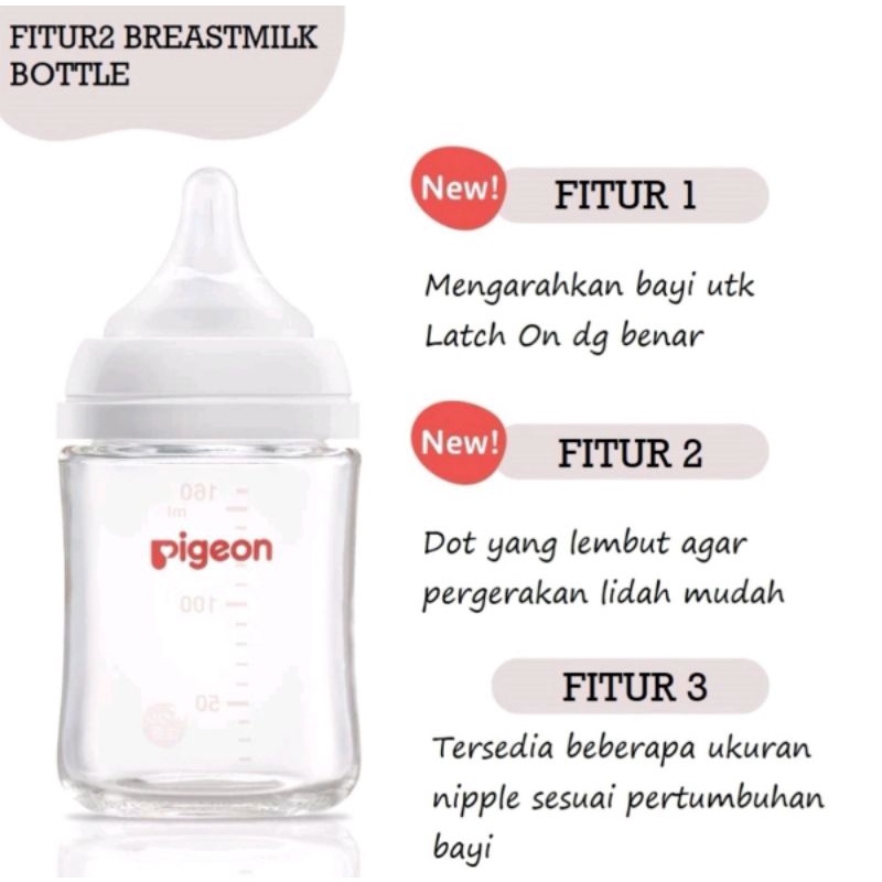 NEW Pigeon PPSU Wide Neck Gen 3 size 160 ml &amp; 240 ml