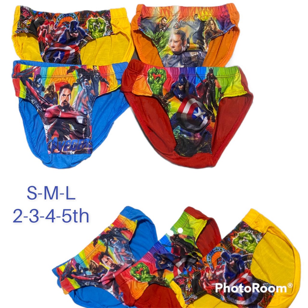 6pcs Celana Dalam Anak Cowok - CD Anak Cowok 1-7 Tahun