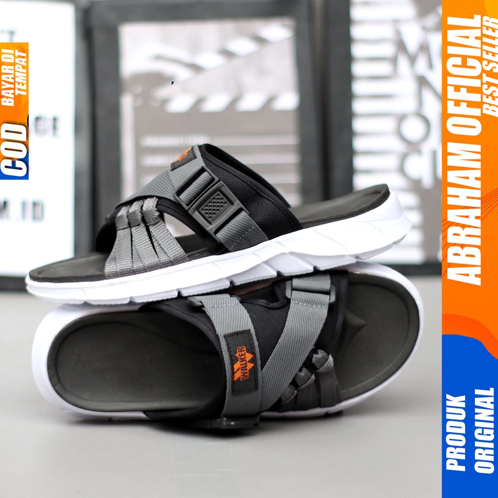 Sandal Slide Slop Pria Sendal Selop Original Distro Abraham Zx