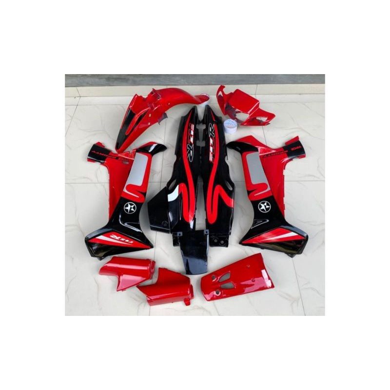 Cover body bodi fullset full set halus fiz r fizr caltex merah hitam