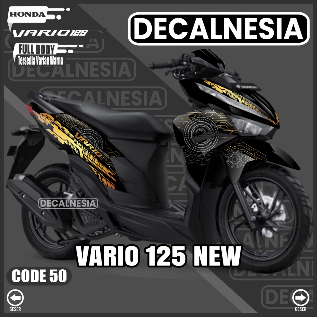 Decalnesia Stiker Decal Vario 125 New 2023 Full Body Sticker 2022 CBS ISS SP Motor Honda Variasi Mod