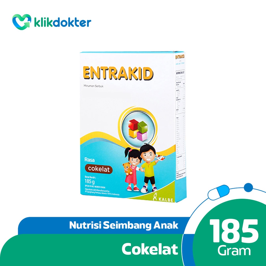 

Entrakid Cokelat 185gr - Nutrisi Khusus Anak