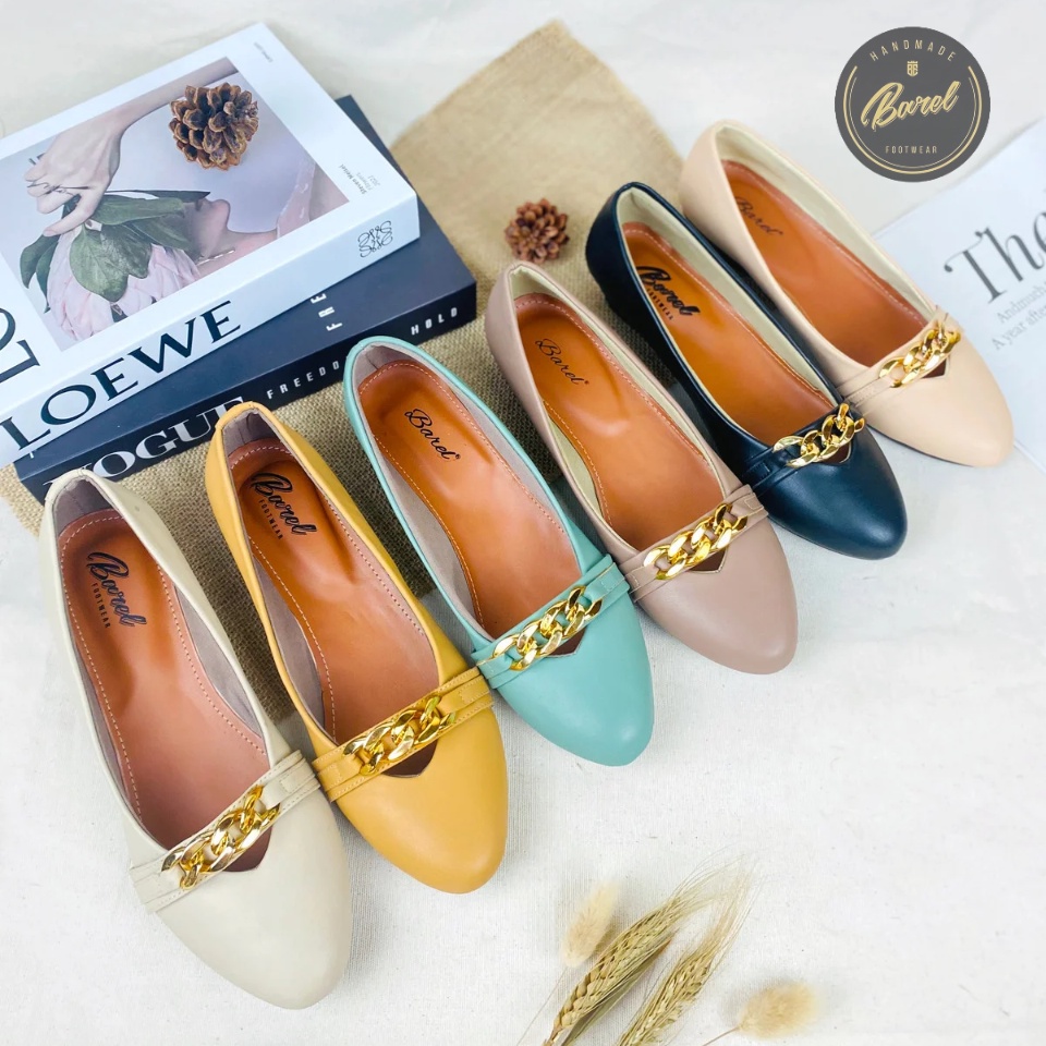 Barel - Rantai Sepatu flat wanita sepatu flatshoes sepatu teplek wanita Pantopel Wanita Sepatu Kerja Sepatu Kantor Wanita Sepatu Formal sepatu kasual casual sepatu hangout