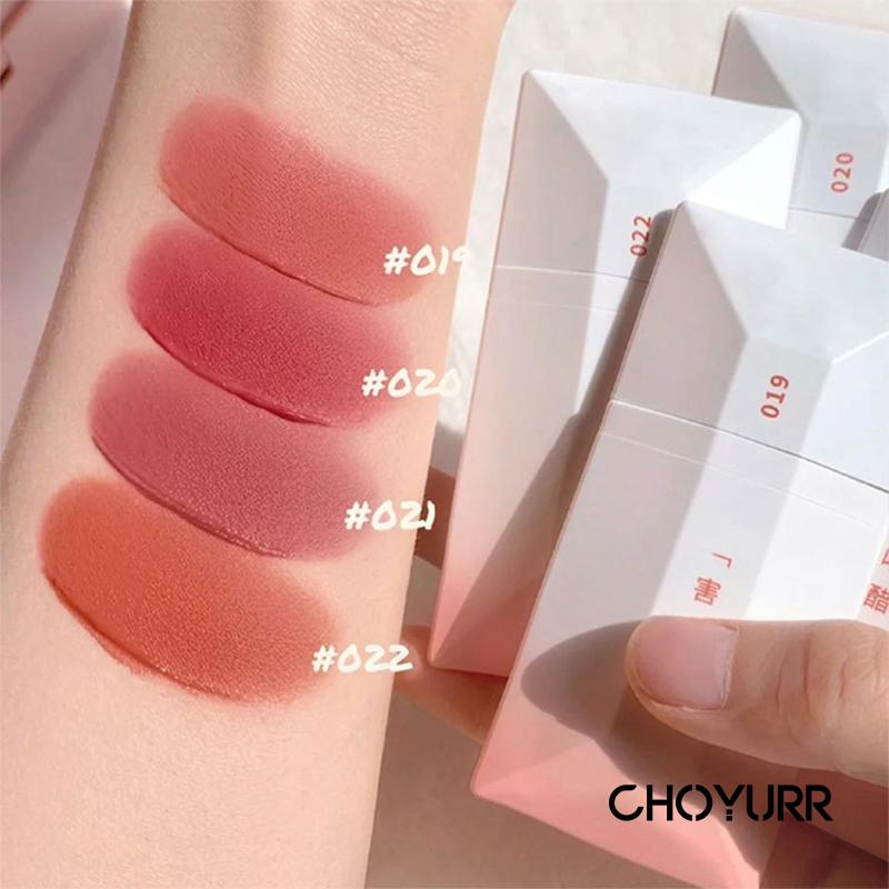 【COD】Daimampu Lipstick Matte Velvet Waterproof Weightless Card Lip Stain Lip Cream Lip Glaze Non-stick Cup Korean Import-CH