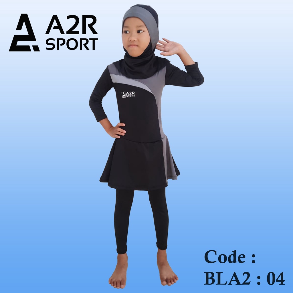 A2R Sport - Blouse 2 TK Baju Renang Anak Perempuan Muslim