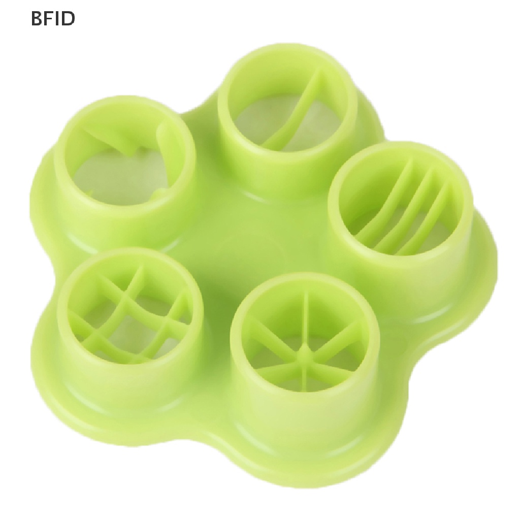 [BFID] 5in1 Flower Crab Octopus Style Ham Pemotong Sosis Barbecue Hot Dogs Cutter [ID]