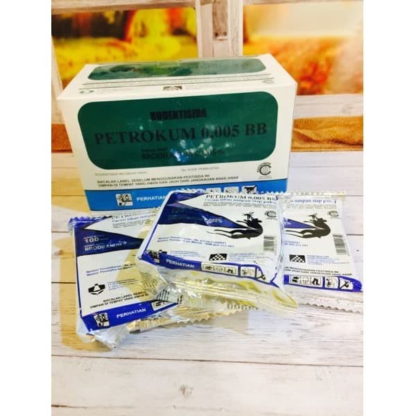 Racun Tikus PETROKUM 1 Kg 10 Pcs / Pembasmi Tikus Ampuh Mati Kering