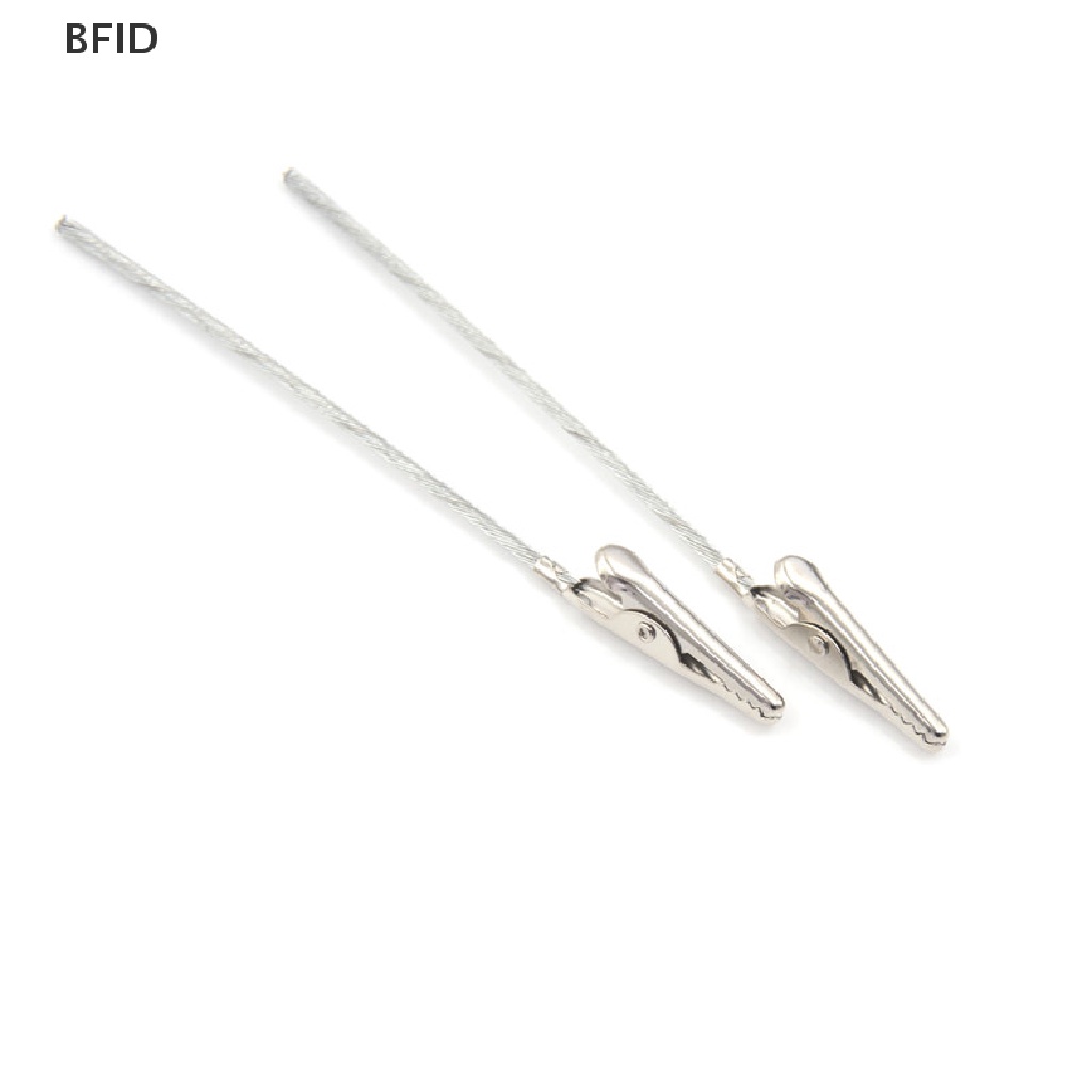 [BFID] 10pcs Klip Buaya Logam Test Elektrik Non-Isolasi Panjang 10cm [ID]