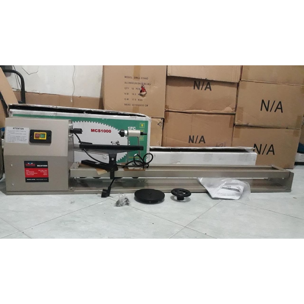WIPRO MCS1000 mesin bubut kayu pahat ukir rotary kayu 350w wood Lathe 1000mm