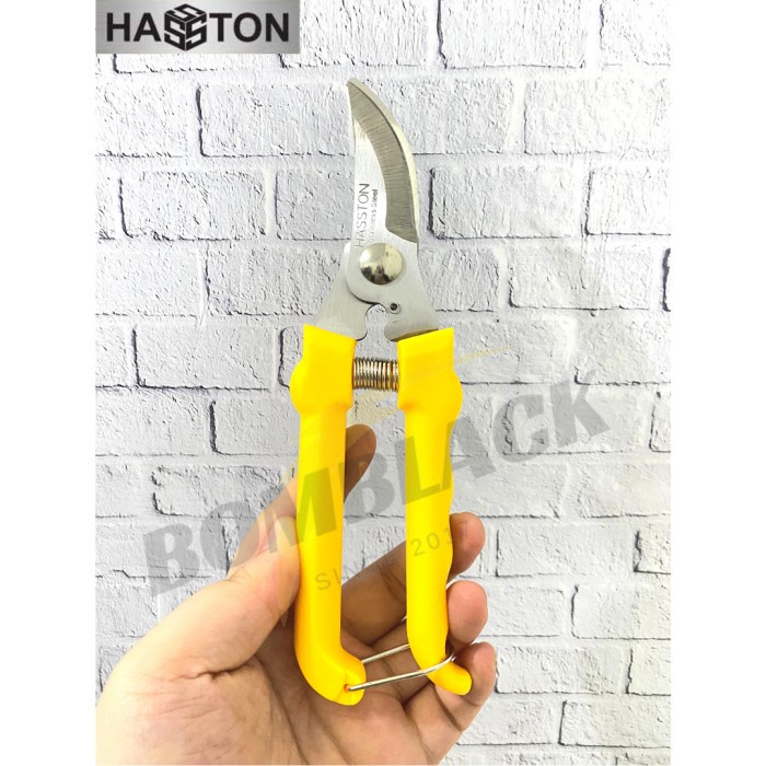 HASSTON Gunting Dahan 7&quot; Serbaguna Taman Rumput Ranting Tangkai Bunga