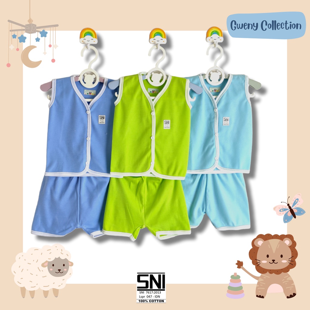 SETELAN BAYI BARU LAHIR KUTUNG/LENGAN PENDEK/LENGAN PANJANG BABY NEWBORN  UNISEX MURAH (DKF)