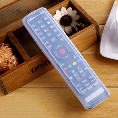 Sarung Remot Kontrol TV/AC Mudah Dibersihkan Bahan Silikon 21.5 x 5 cm
